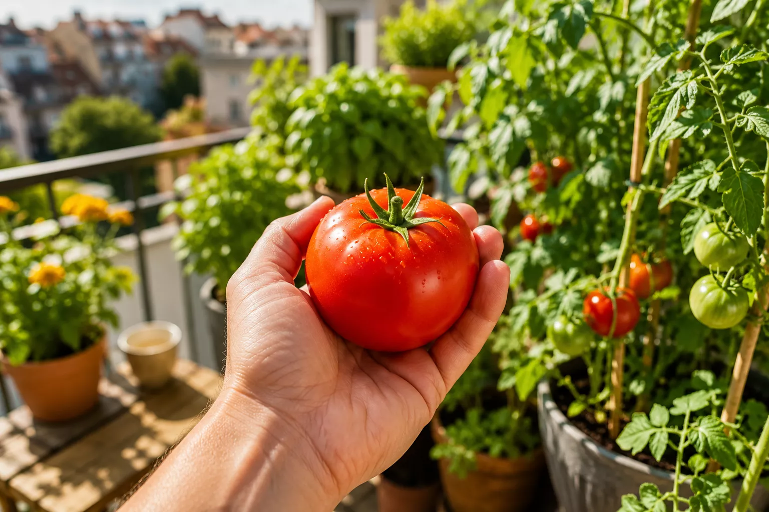How to Grow Tomatoes on a Balcony: The Complete Beginner's Guide to Big Harvests in Small Spaces