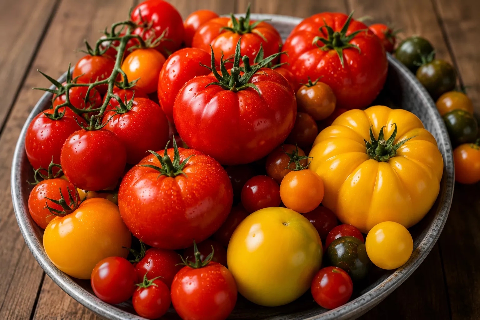 Different tomato varieties